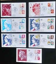 FDC 7 ENVELOPPES  1 ER JOUR MARIANNE DE PÉRIGUEUX, OBLIT 8/12/10 PARIS-  TTB