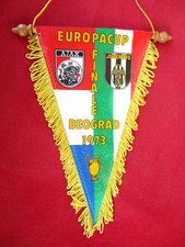 AJAX MASTERDAM JUVENTUS TURIN 1973 FINALE COUPE CHAMPIONS fanion pennant wimpel