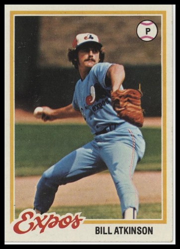 1978 topps bill atkinson - bill,