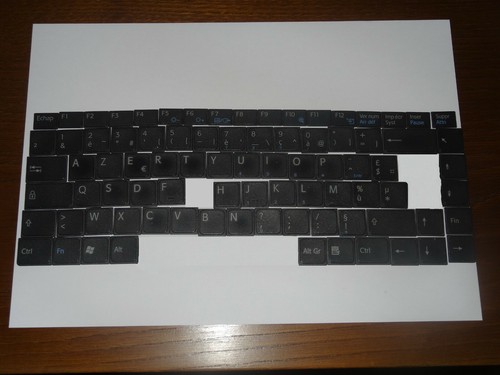 Touche nue clavier sony - 1,