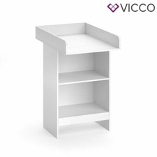 VICCO Leo Commode avec Table à Langer 60x103x88cm - Blanches