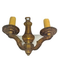 APPLIQUE DOUBLE EN BRONZE DORE DE LA MAISON PETITOT   STYLE LOUIS XVI