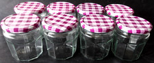 LOT de 10 POTS de CONFITURE "