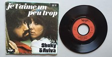 Ref758 Vinyle 45 Tours Shuky & Aviva Je T'aime Un Peu Trop
