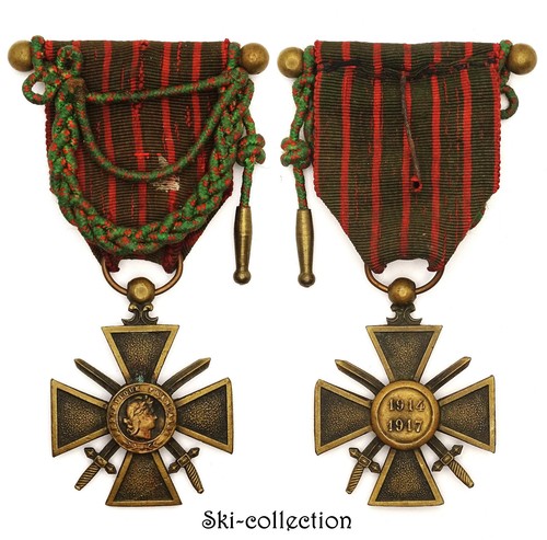Croix guerre 1914 1917 - de,