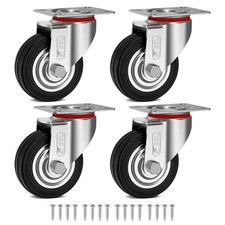 4 Roulettes Pivotantes 2 avec