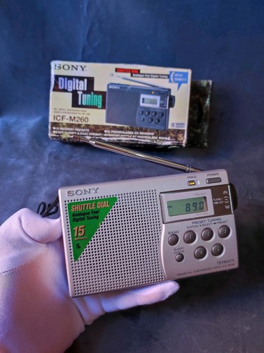 Vintage sony icf m260 - vintage, icf-m260