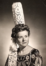 RPPC Lovely Lady in Brittany