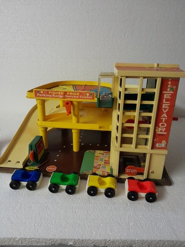 Garage fisher price vintage - garage,
