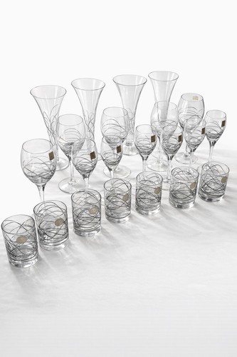 Lot verres cristal - , design