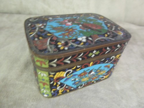 Boîte émail cloisonné - émail,