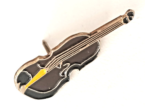 Pin violon noir - violon,