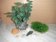 PLANTES ARTIFICIELLES D AQUARIUM  DUO + DECO
