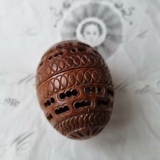 Boite Œuf en Corozo Ancien