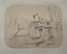 Lithographie ancienne XIXe