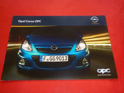 2010 opel corsa opc brochure - corsa,