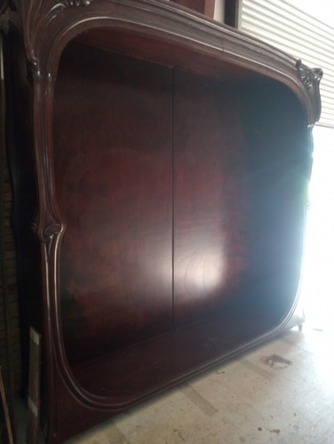 Mahogany armoire - mahogany,