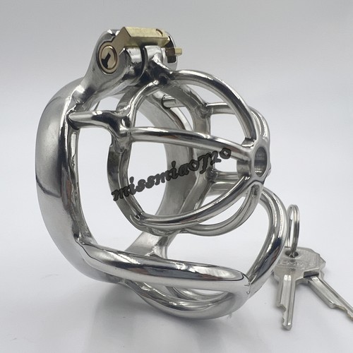 Stainless steel male chastity - stainless,