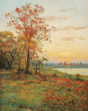 Affiche art mural au coucher