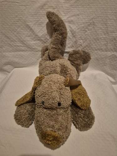 Peluche doudou chien - chien, marron