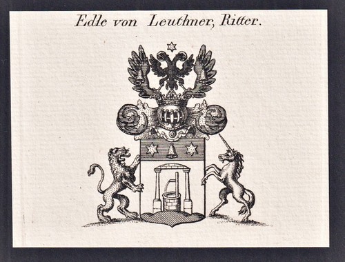 Leuthner chevalier armoiries - leuthner,