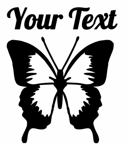 Papillon texte personnalisé - texte,