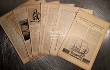 Perfectionnement machines a faire le vide article 15 pages  1920 document cutout