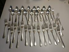 ANCIEN CHRISTOFLE baguette fidélio 33 couverts  MONOGRAMME FOURCHETTE CUILLERE