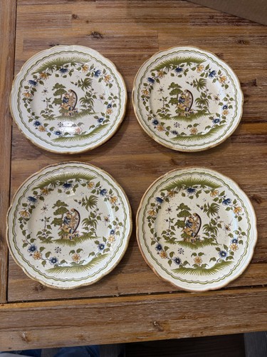 Dinner plate vieux moustiers - 4,