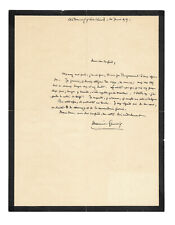 Maurice GENEVOIX / Lettre