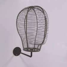 Tête de mannequin à montage mural, support à chapeau, support