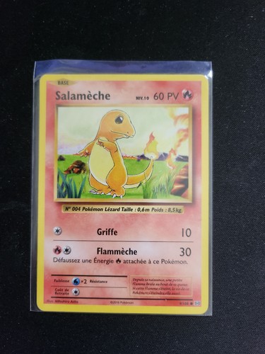 Carte pokémon salamèche - pokémon,