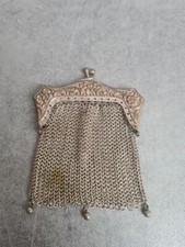 PORTE MONNAIE A MAILLE ANCIEN