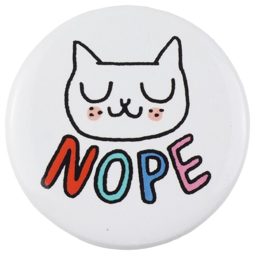 Aimant gemma correll chat - gemma, nope