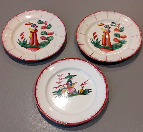 Lot assiette en faience - lot, de