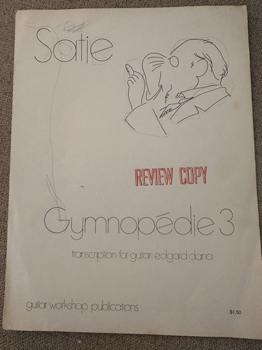Satie gymnopédie guitar - gymnopédie, 3