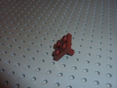 Lego redbrown plate with - 1,
