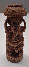 Statuette De GANESH en Bois.