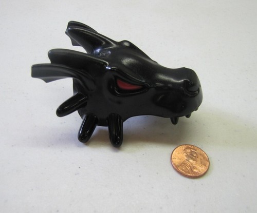Lego duplo black dragon head - dragon,