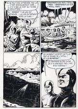 GIORDAN : VIGOR L'ATOLL TABOU PLANCHE ORIGINALE AREDIT PAGE 15