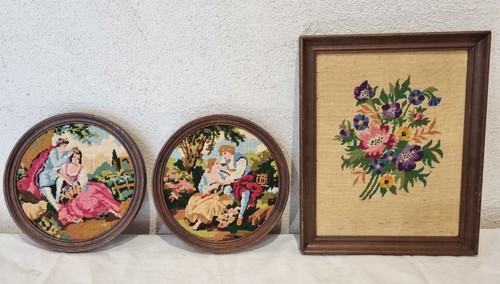 Petit tableau broderie - broderie,