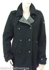 GAASTRA Manteau caban laine noir Oceania black lainage femme Taille XL