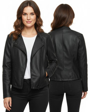 Veste simili cuir femme - veste,