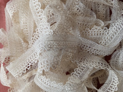 Dentelle ancienne tulle - dentelle,