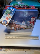 RARE VALISE PLAYMOBIL METAL