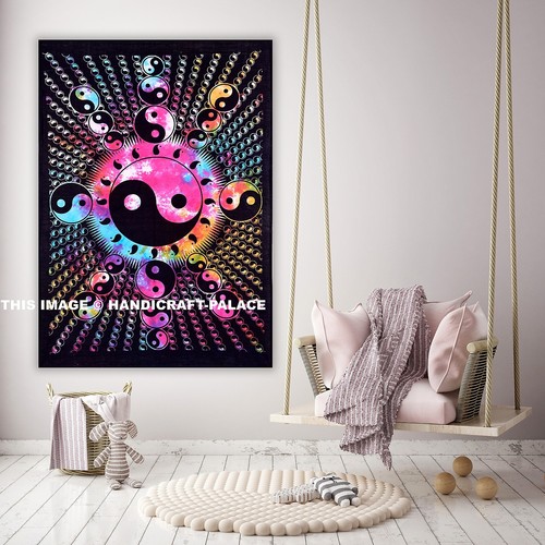 Tenture murale mandala yin - murale,