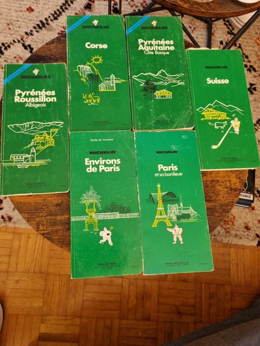 Lot guides vert michelin - de, 6