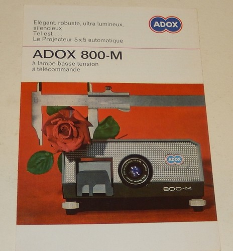 Depliant publicitaire adox - depliant,