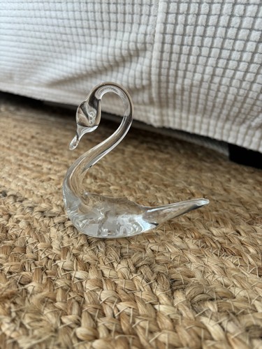 Petit cygne verre vintage - petit,