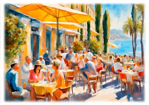 Tableau paysage provence - tableau,